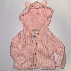Tommy Bahama Baby Girl 3-6M Pink Knit Sweater